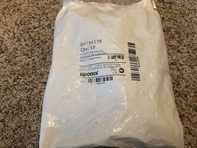 10-PACK NEW UPONOR Q4751175 PROPEX EP REDUCING TEE 1" x 1" x 3/4" PEX - Image 1 of 2