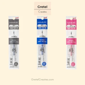 Uni-ball RE Erasable Gel Pen Refills – 0.5mm - Various Ink Colours - Bild 1 von 4
