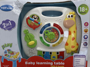 Tot Kids Baby Toys 6 Months To 3 Yrs Musical Educational Learning Activity Table