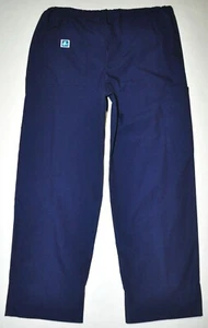 Adar Medical Uniforms XS Length 26" Dark Blue Color NVYU Scrub Pants Drawstring - Picture 1 of 10