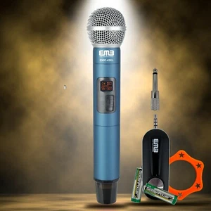 Pro UHF Wireless Handheld Microphone System with Rechargeable, Karaoke, Church - Picture 1 of 7