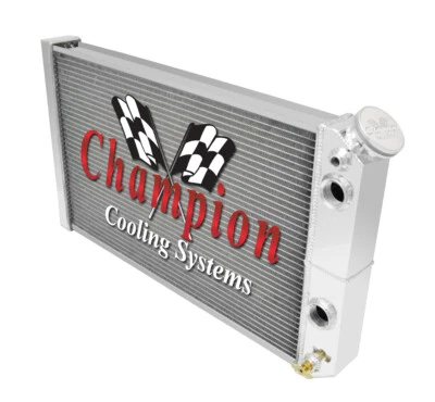 SR 3 Row Dual Pass Radiator,1.5,1.75-1984-1990 Chevrolet Corvette Small LS - Image 1 of 4