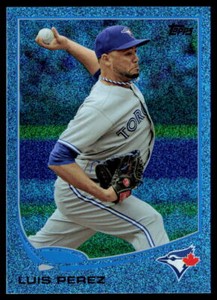 Luis Perez 2013 Topps #247    Blue Slate Sparkle   Wrapper Redemption