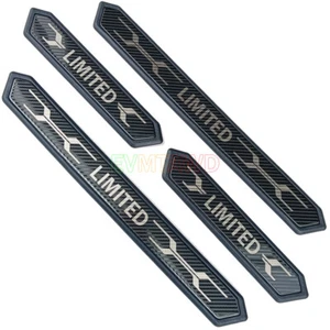 For Subaru Solterra EV Limited 2023 Carbon Car Door Sill Scuff Plate Protector - Picture 1 of 9