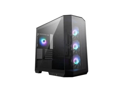 MSI MAG PANO M100R PZ Black Micro ATX Gaming Case, Support Back- - Image 1 of 4