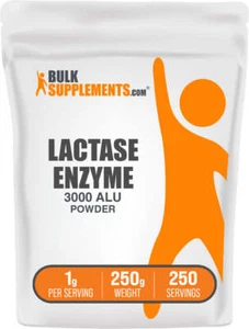 BulkSupplements Lactase Enzyme (3000 ALU) Powder - 1 g Per Serving - Picture 1 of 12