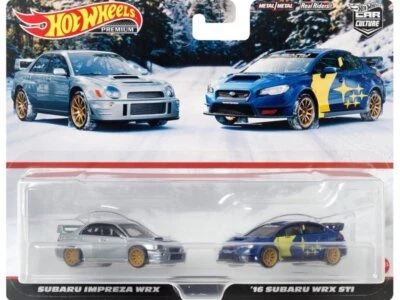 CAR CULTURE 2-Packs - Subaru Imprezze WRX - 2016 WRX STi - HOT WHEELS 1:64 - Bild 1 von 4