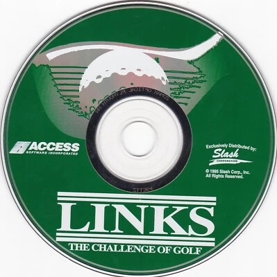 Vintage Links: The Challenge of Golf (PC, 1995) *DISC ONLY* - Image 1 of 2