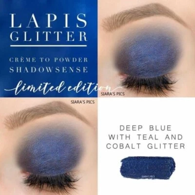 ShadowSense Lapislázuli Brillo Sombra de Ojos Larga Duración Color Sellado y Tamaño Completo Foto 1 de 4