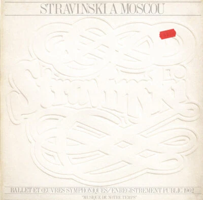 2LP STRAVINSKY Petrushka Orpheus La Sacre Fireworks STRAVINSKY CRAFT 1962 Live - Image 1 of 3