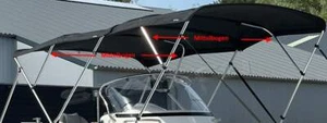 Seatech arco central aluminio | varillas superiores Bimini - Imagen 1 de 5