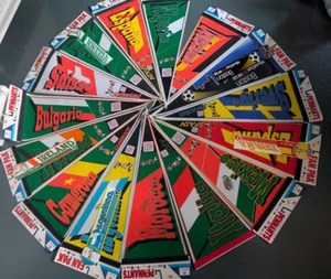 Lot 16 Vintage SOCCER World Cup PENNANT Pennants Pin Bumper Sticker BOSTON 94 - Picture 1 of 13