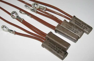 5 X Microtemp G4AP0700 Thermal Switch Wires - 167 C - 333 F - N.C. SPST 120V 15A - Picture 1 of 14