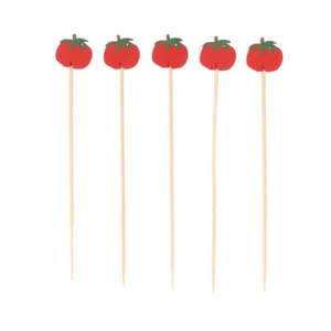 100Pcs Mix Fruit Tomato Picks Cupcake Fruit Fork Dessert Salad Cocktai St.WG - Imagen 1 de 12
