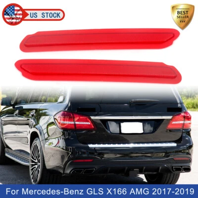 Reflector de parachoques trasero para Mercedes-Benz Clase GLS X166 GLS550 GLS500 2017-2019 Foto 1 de 4