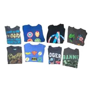 Old Navy Disney Justice League Lot of 8 Super Hero T-Shirts XS Small EUC - Picture 1 of 9
