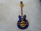 Hard Rock Cafe Pin Foxwoods Core Guitar Blue series scratchplate 6 Strings 2006