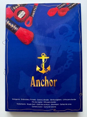 Anchor Embroidery Threads Colour Card Needlework Cross Cross Stitch - Image 1 of 4