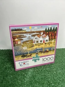 Charles Wysocki Carver Coggins 1000 PC Puzzle NEW Buffalo Games RARE 1st Ed. - Picture 1 of 4