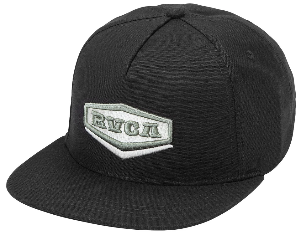 Gorra RVCA Hex Inc Snapback - Negra - Nueva Foto 1 de 1