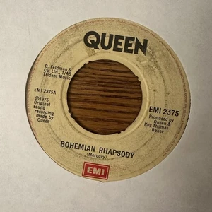 Queen – Bohemian Rhapsody - Vinyl 7" Single UK Import - VG+ - Picture 1 of 2