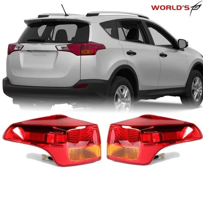 Conjunto de luces traseras exteriores izquierda+derecha para Toyota RAV4 2013 2014 2015 un par Foto 1 de 4
