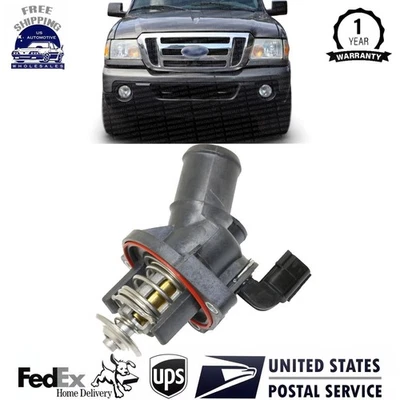 Thermostat Housing For 05-14 Ford Escape Fusion Focus Ranger 06-11 Mercury Milan - Image 1 of 4