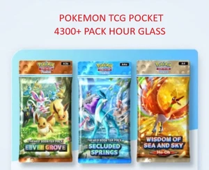 Pokemon TCG (Trading Card Game) Pocket Acc with 4300+ Pack Hourglass - Picture 1 of 1