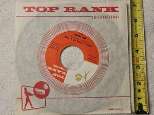 KEN PEPPER: just a little at a time / i get the blues when it rains TOP RANK 7"  - Bild 1 von 8