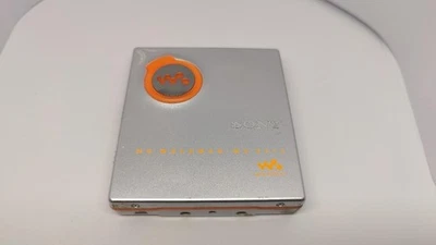 Sony MZ-E510 MD Audio Player Walkman Silver Orange for Parts Junk - Image 1 of 4