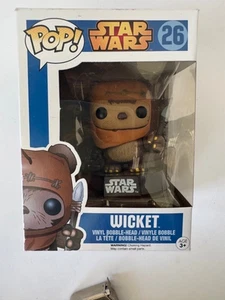 Funko Pop Star Wars Wicket 26 Vinyl Figur Neu Originalverpackt Ewok Sammlerstück - Bild 1 von 8
