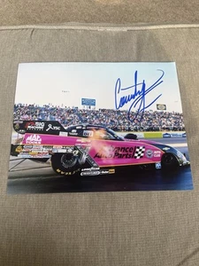 Authentic Autographed 8x10 Courtney Force NHRA Photo  - Picture 1 of 1