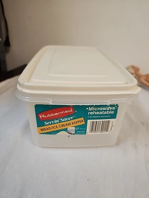 Rubbermaid Servin' Saver 12 Cup Rectangle Container BREAD/ ICE CREAM - Изображение 1 из 4