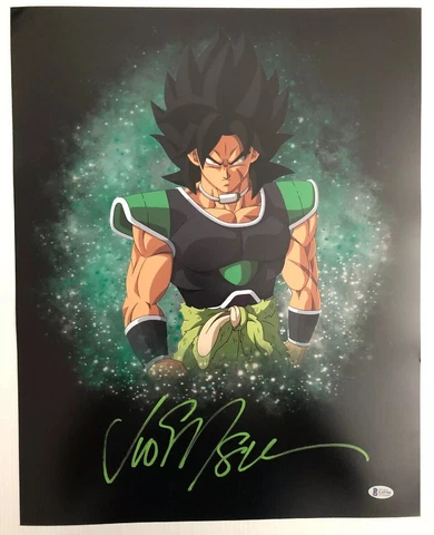 Vic Mignogna Signed Autographed 16x20 Photo Dragon Ball Z Super Broly BECKETT 1 Cover
