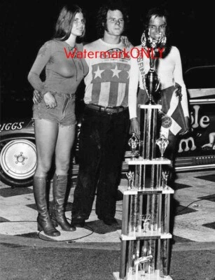 "Jungle Pam" & "Jungle Jim" 1973 Vega NITRO Funny Car Racing PHOTO! #(8d) - Image 1 of 2