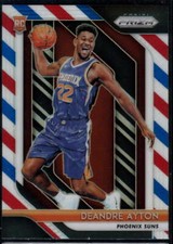 2018-19 Panini Prizm Prizms Red White and Blue #279 Deandre Ayton RC Rookie Suns