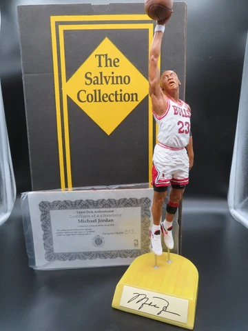 MICHAEL JORDAN, Salvino Figurine, Chicago Bulls Home/White Uniform, #1429/2500 Cover