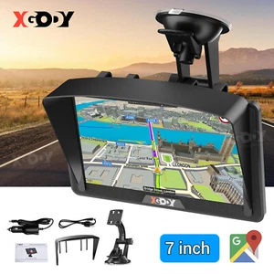 XGODY 7'' Car Auto LCD Navigation Truck GPS Navigator Sat Nav Lifetime Map MP3 - Picture 1 of 13