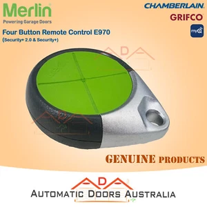 Merlin_E970M_Four Button Remote Control (Security+ 2.0 & Security+) - Picture 1 of 6