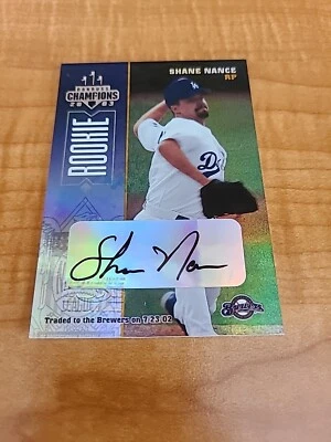2003 Donruss Champions Signatures /150 Shane Nance #151 Autograph $$$ - Image 1 of 2