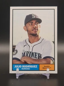 2024 Topps Archives Julio Rodriguez #43 Design Variation (Card Back) Mariners - Picture 1 of 2