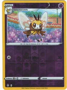Ribombee 79/203 Evolving Skies Reverse Holo Uncommon Pokemon Card TCG 079/203