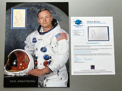 NEIL ARMSTRONG (†2012) Apollo 11 signed Passepartout 30x40 Autogramm COA Zarelli - Bild 1 von 4