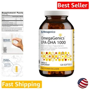 Omega-3 Fish Oil Supplement - Supports Heart, Musculoskeletal & Immune Health - Picture 1 of 9