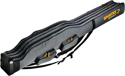 Sportex Supersafe Ruten Hardcase mit 2 Fächer - Rutentasche Rutenfutteral 165cm