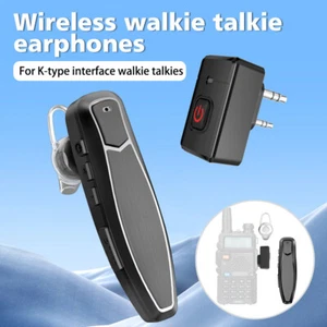 Słuchawki Bluetooth Bezprzewodowy zestaw słuchawkowy do radia Baofeng UV-5R / E Walkie Talkie Ham - Zdjęcie 1 z 17