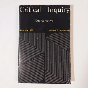 Critical Inquiry on Narrative Autumn 1980 Band 7 Nr. 1 1. Aufl. - Jacques Derrida - Bild 1 von 11