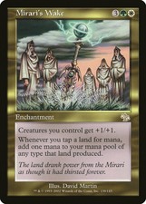 Mirari's Wake Judgment HEAVILY PLD White Green Rare MAGIC MTG CARD ABUGames