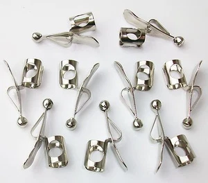 10 Genuine Faultless Pocket Pan/Pencil Clips Original-Made in USA - Picture 1 of 5