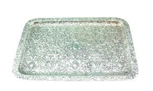 ANTIQUE SILVER TRAY BY JAMES DIXON 1905 - Picture 1 of 6